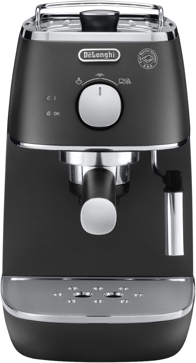 DeLonghi ECI 341.BK coffee maker - coffee makers (Freestanding, Semi-auto, Espresso machine, Coffee pod, Ground coffee, Cappuccino, Coffee, Espresso, Black)