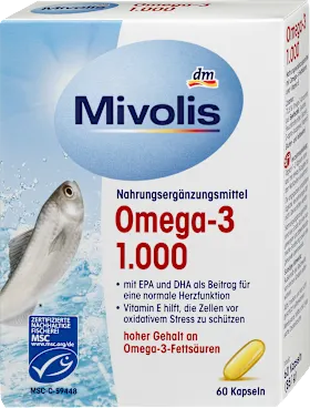 Omega-3 1000, capsules 60 pieces, 85.1 g