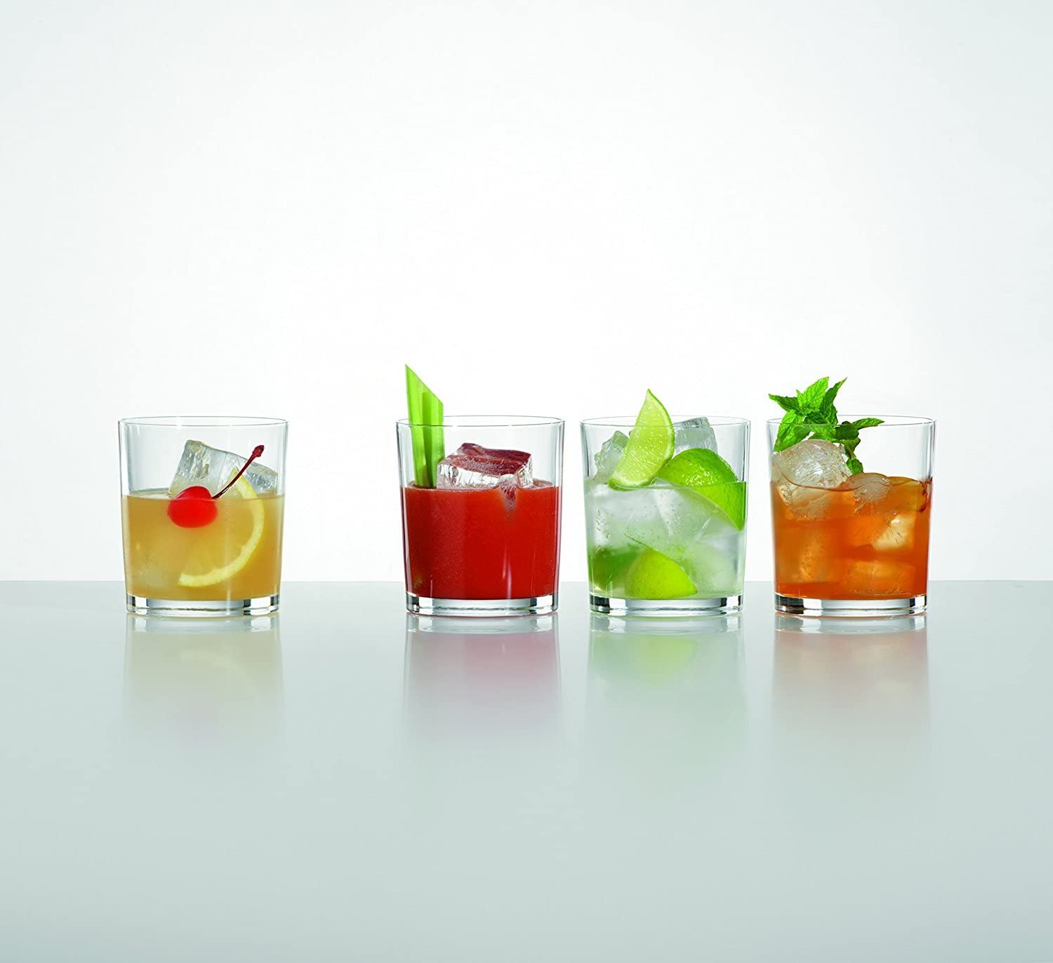 Spiegelau & Nachtmann Spiegelau Bonus Pack Mixdrinks, Set of 4 Mixed Drink Glasses, Cocktail Glasses, Glass, Water Glass, Crystal Glass, 370 ml 2660176