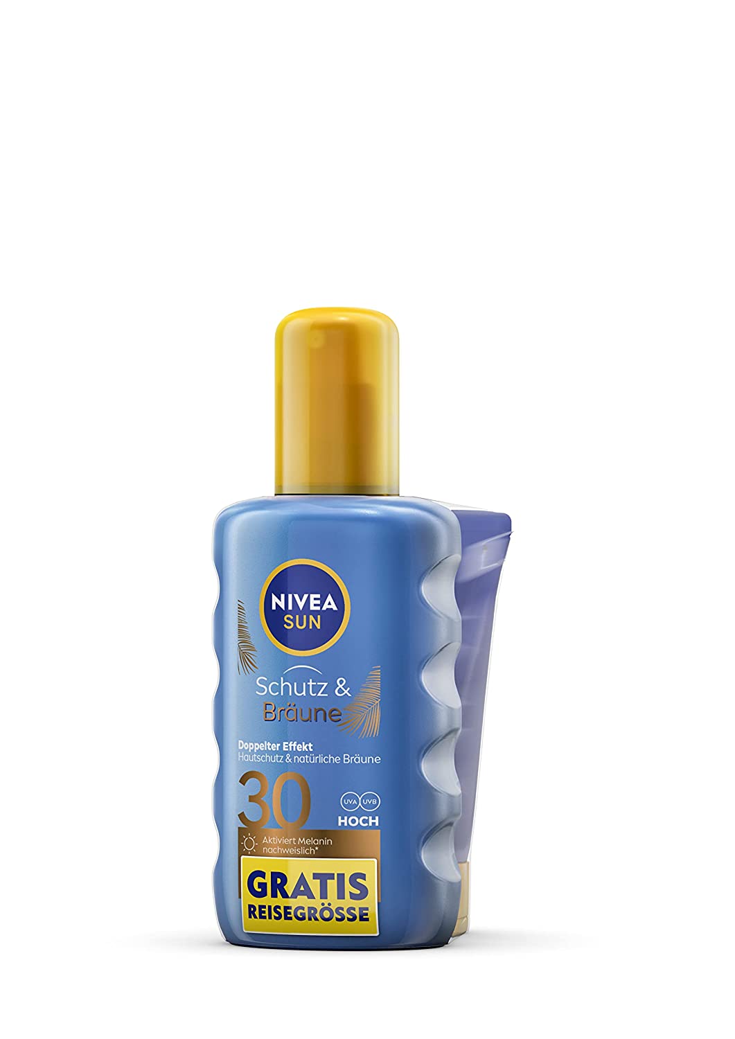 NIVEA SUN UV Dry Protect LF30 200 ml and pocket size