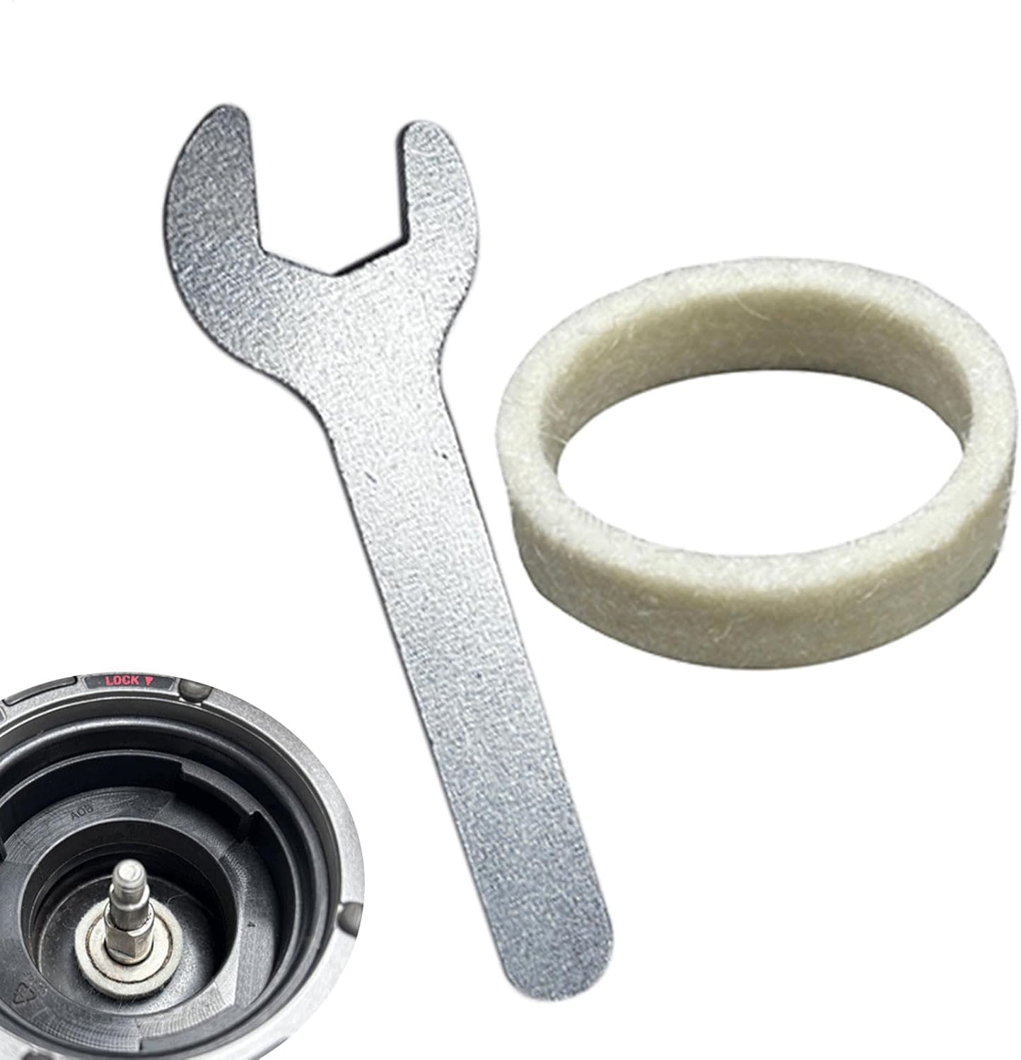 Felt Disc for Machine, Replacement Felt Disc, Coffee Grinder Parts and Accessories, Replacement Sealing Ring, Replacement Sealing Ring, Replacement Disc for Grinders