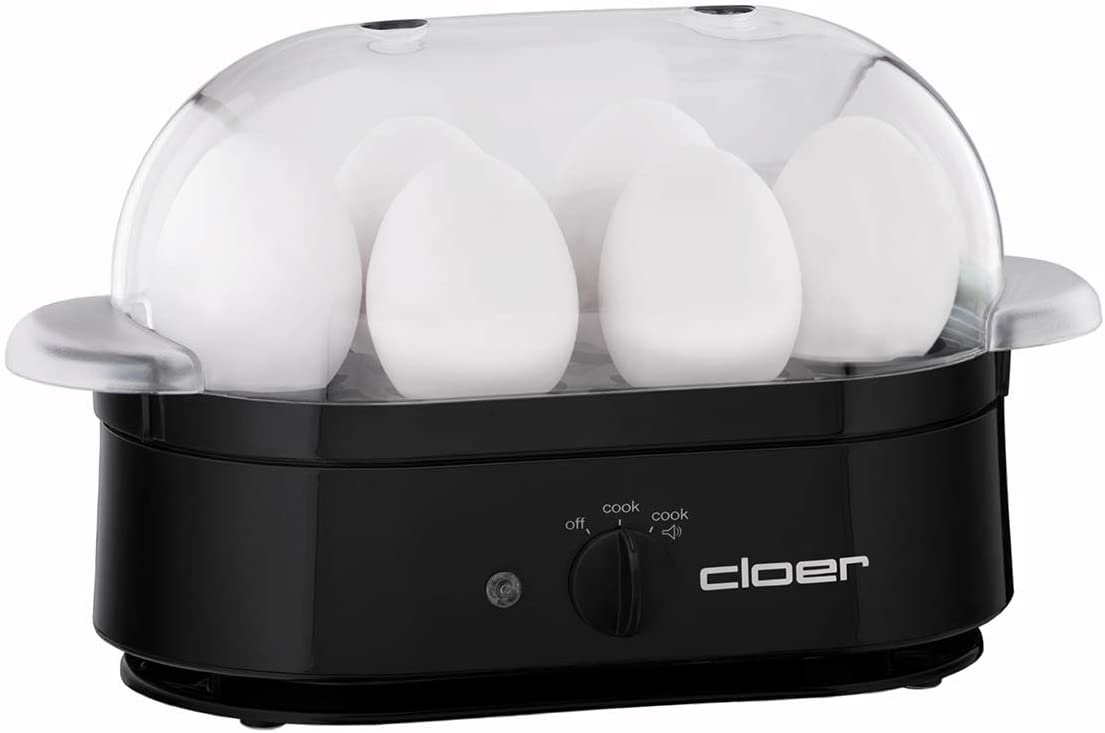 Cloer 6080 Egg Boiler with Sound Ready Message 350 W Black