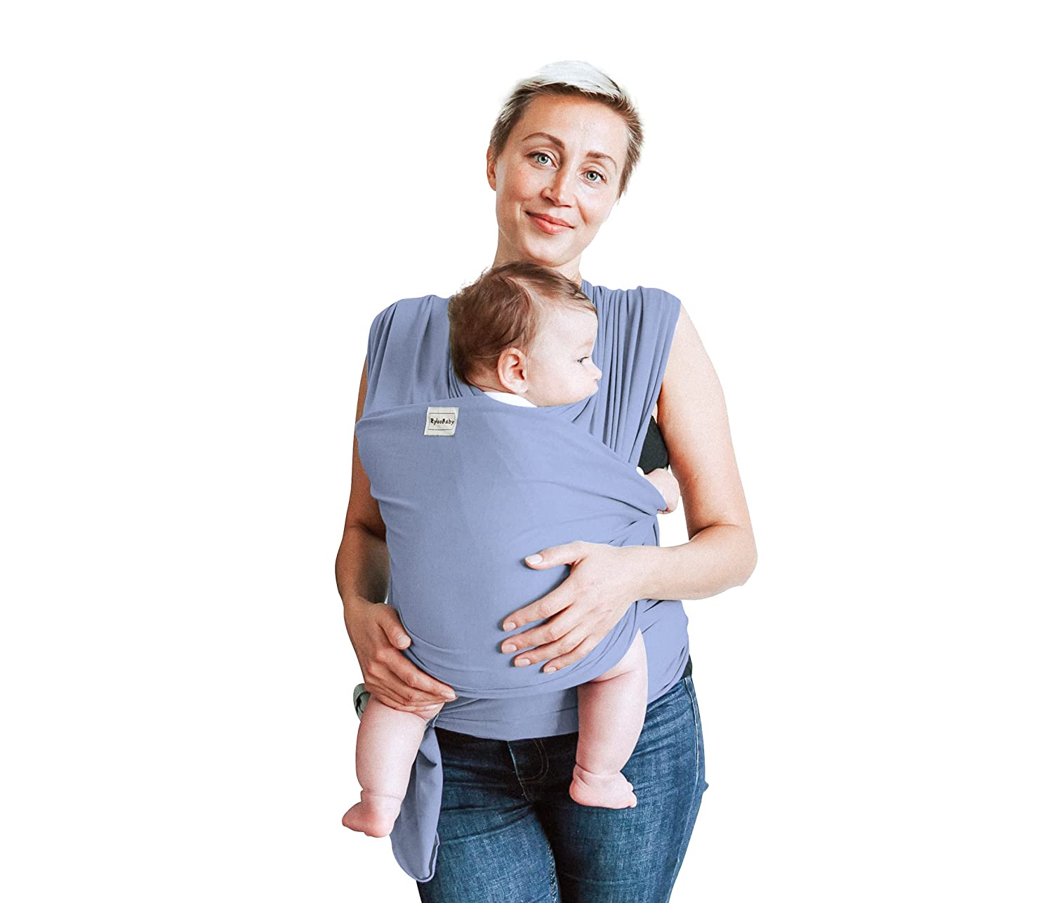 RYLOOBABY® Baby Carrier | Baby Carrier | Neutral Colours | Nursing Cover | Soft Carrier | Baby Carrier | Baby Carrier | Postpartum Belt | Fully Adjustable (Neutral Grey)