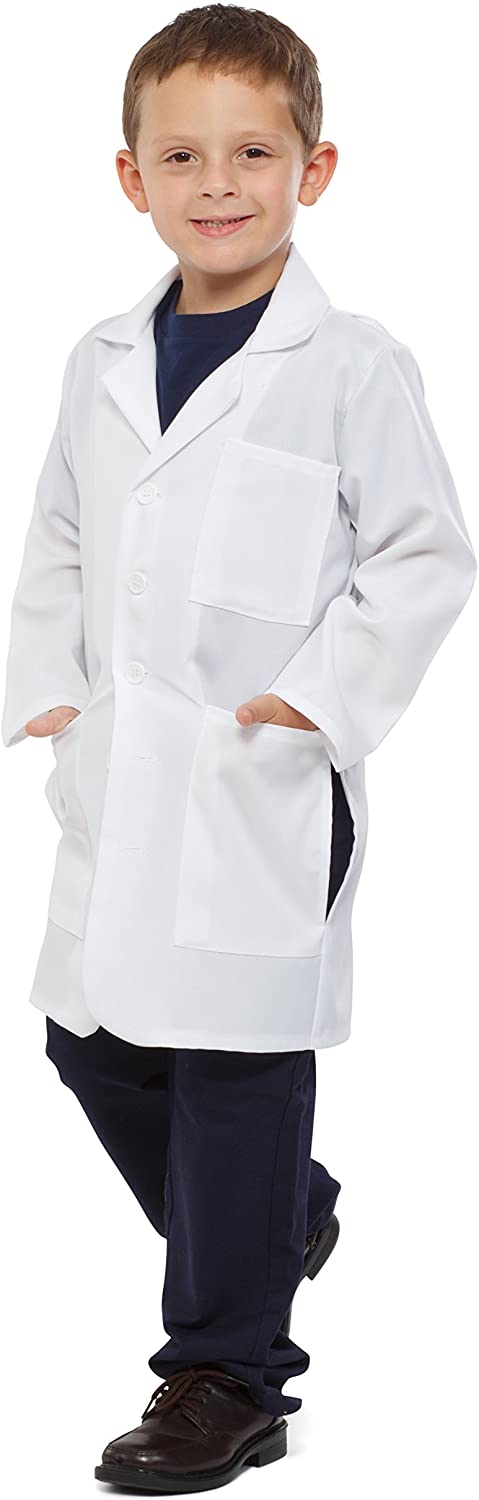 Dress Up America 856-L Unisex Doctor Laboratory Coat Childrens Costume, Ag