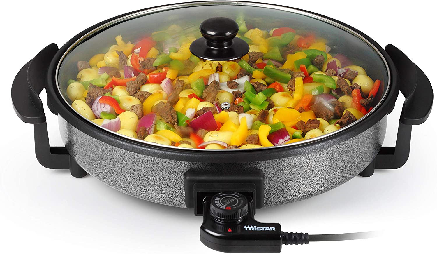 Tristar Multifunction Party Grill Pan - Electric Multi Cooker - 40cm