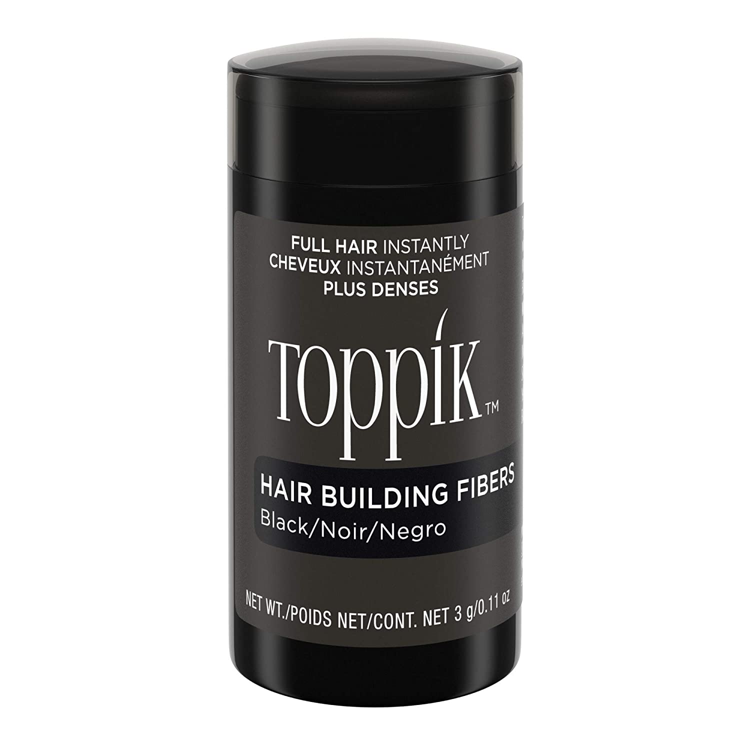 Toppik hair fibres for extra fullness, volume. 3 g Black