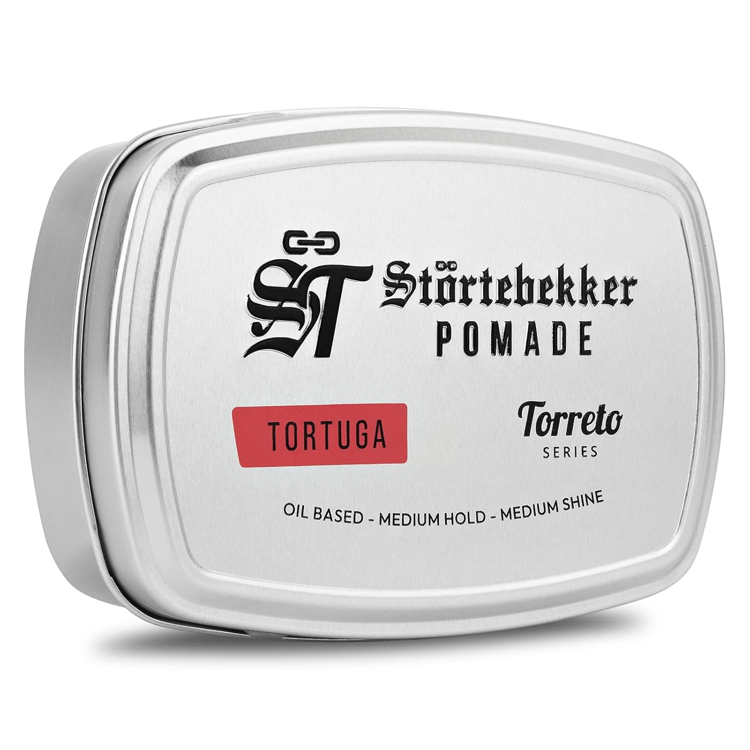 Störtebekker® Premium Pomade Oil-Based Tortuga - Men\'s \"Torreto Series\" Pomade - Medium Hold - Medium Shine - Hair Wax 125 ml - Barbershop Hair Pomade - Hair Styling Made in Germany