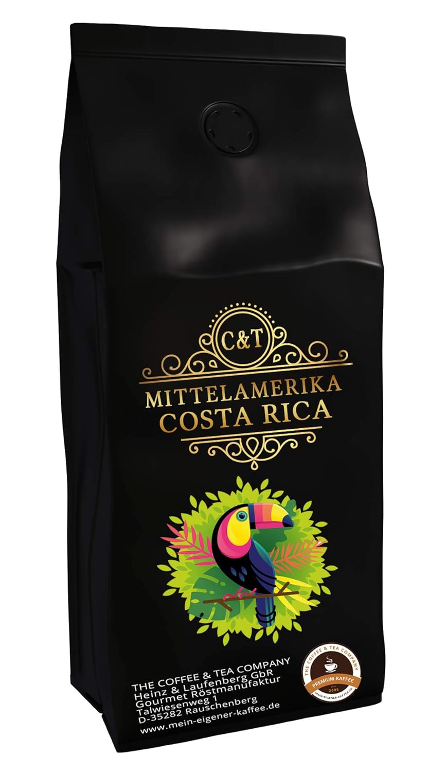 C&T coffee from Costa Rica 100% Arabica Excellent Premium coffee from Central America (whole beans, 500 g)