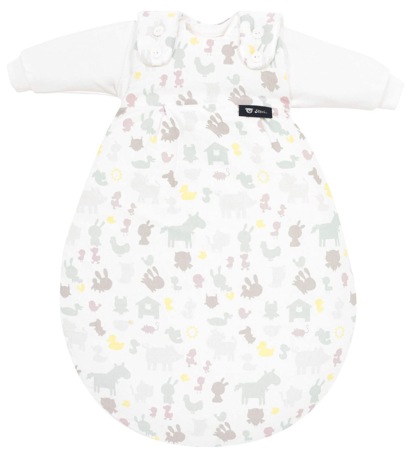ALVI Baby-Mäxchen Baby Sleeping Bag Single Jersey 62 / 68 Colourful