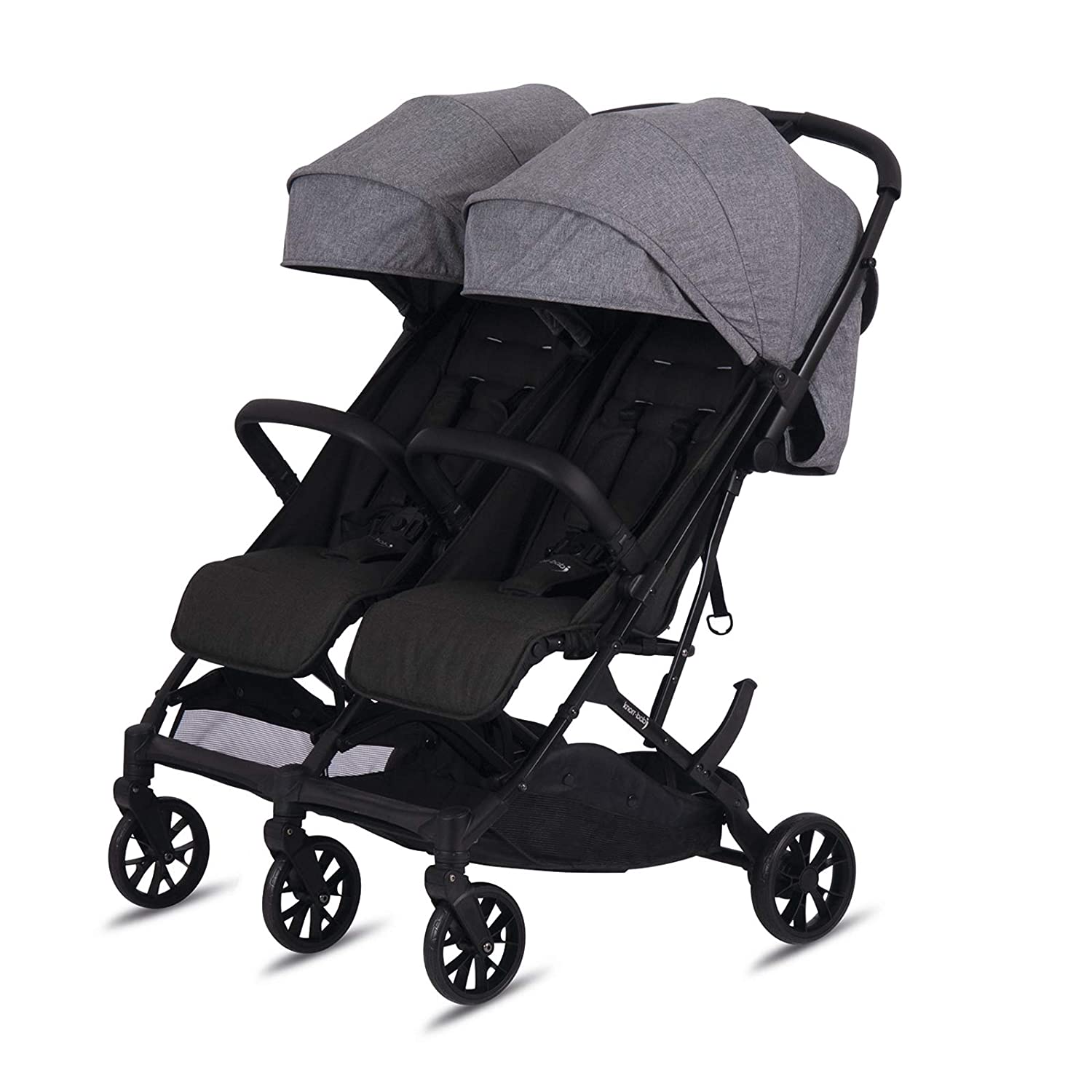 Knorr-Baby Twin Buggy Easy-Fold grey