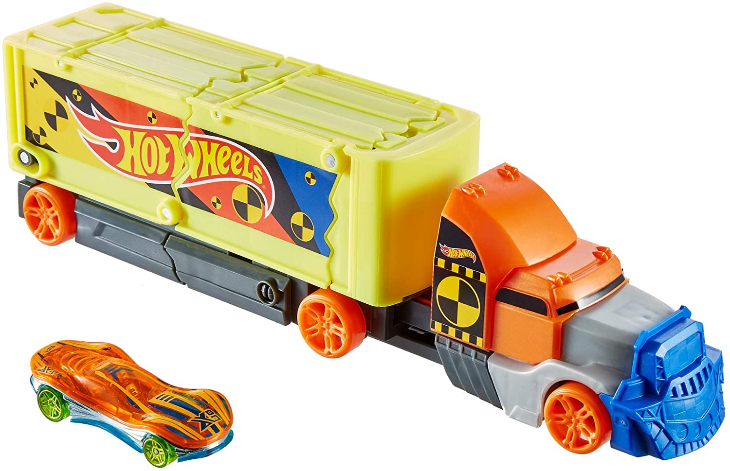 Hot Wheels Gck39 Super Stunt Transporter, Car Toy From 3 Years