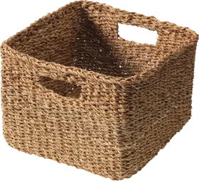 Decorating & Furnishing Basket Seagrass Size L (approx. 30x30x22cm), 1 piece