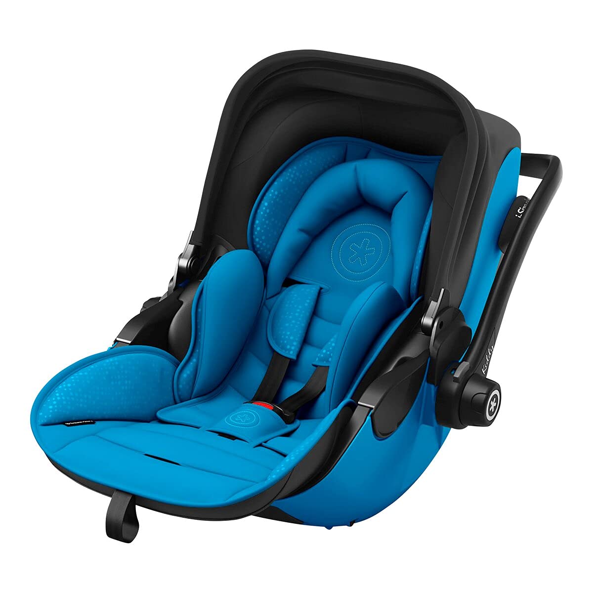 Kiddy Evoluna i-Size 2 Baby Car Seat with Reclining Function (Group 0+) Up to approx. 15 Months (Max. 13kg) incl. Isofix Base 2019 Sky Blue