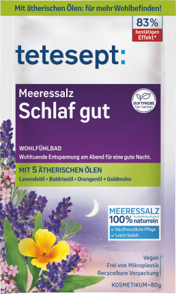 tetesept Sea salt Sleep well, 80 g
