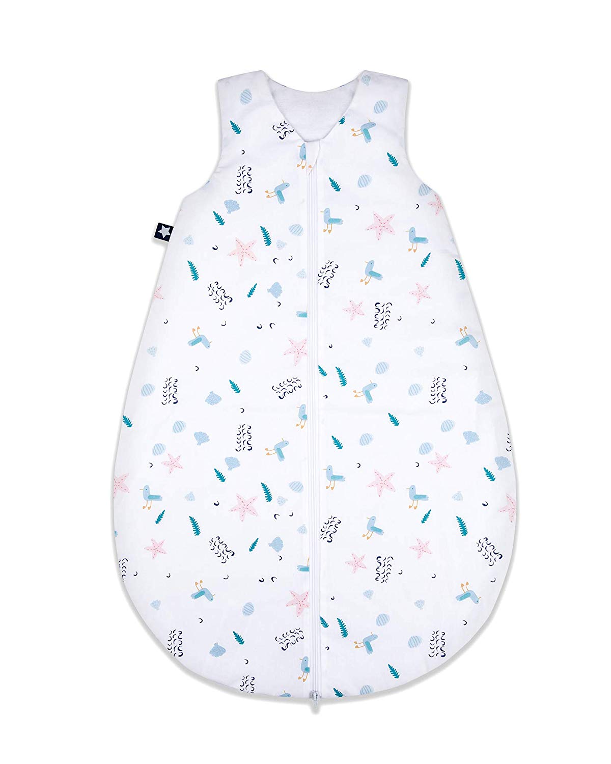 Julius Zöllner Baby’s Sleeping Bag, Summer or year-round Sleeping Bag, Standard 100 by Oeko-Tex, Made in Germany, in Various Designs and Sizes Summer sleeping bag Seagull