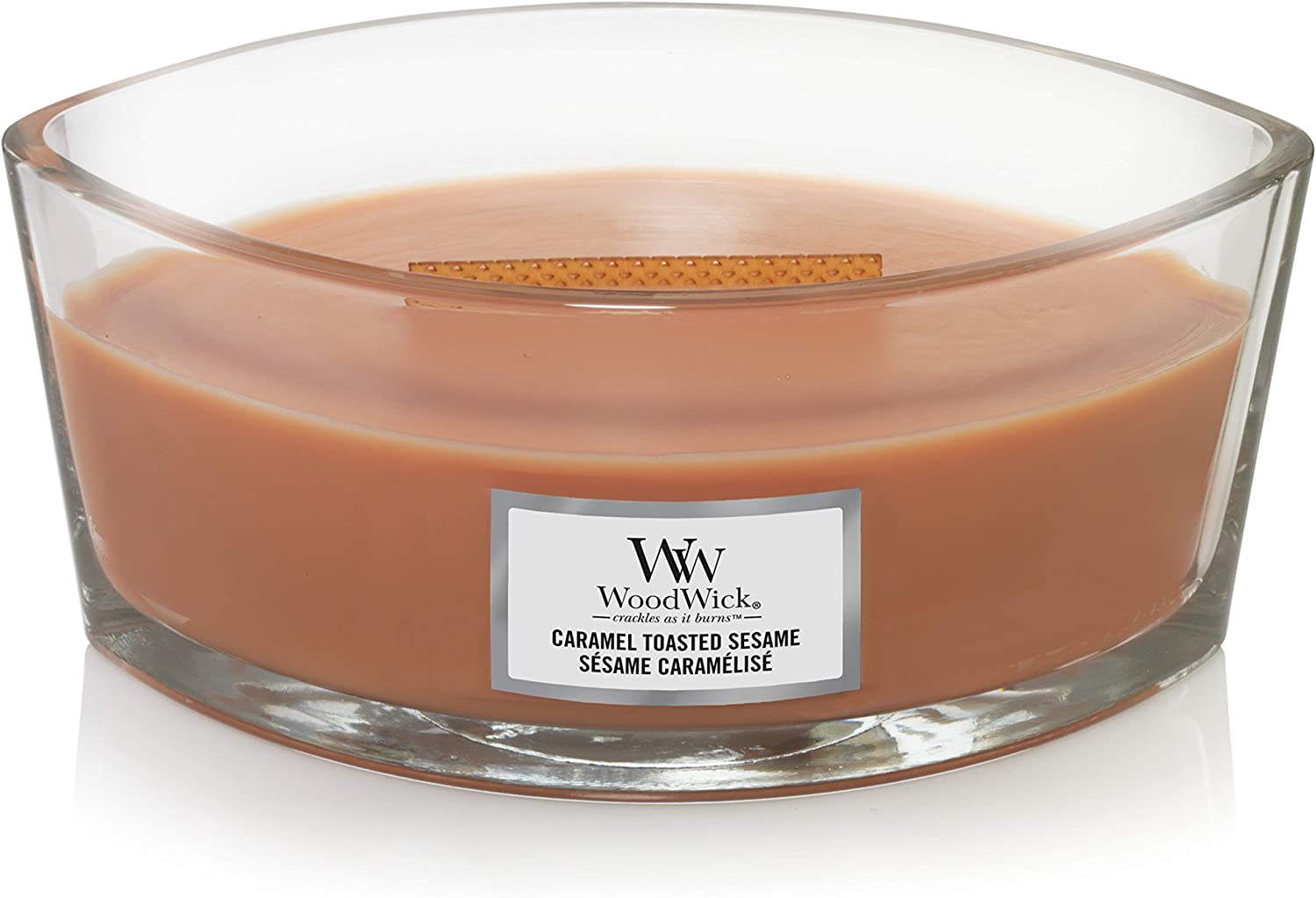 Woodwick Elliptical Scented Candle With Crinkle Wick