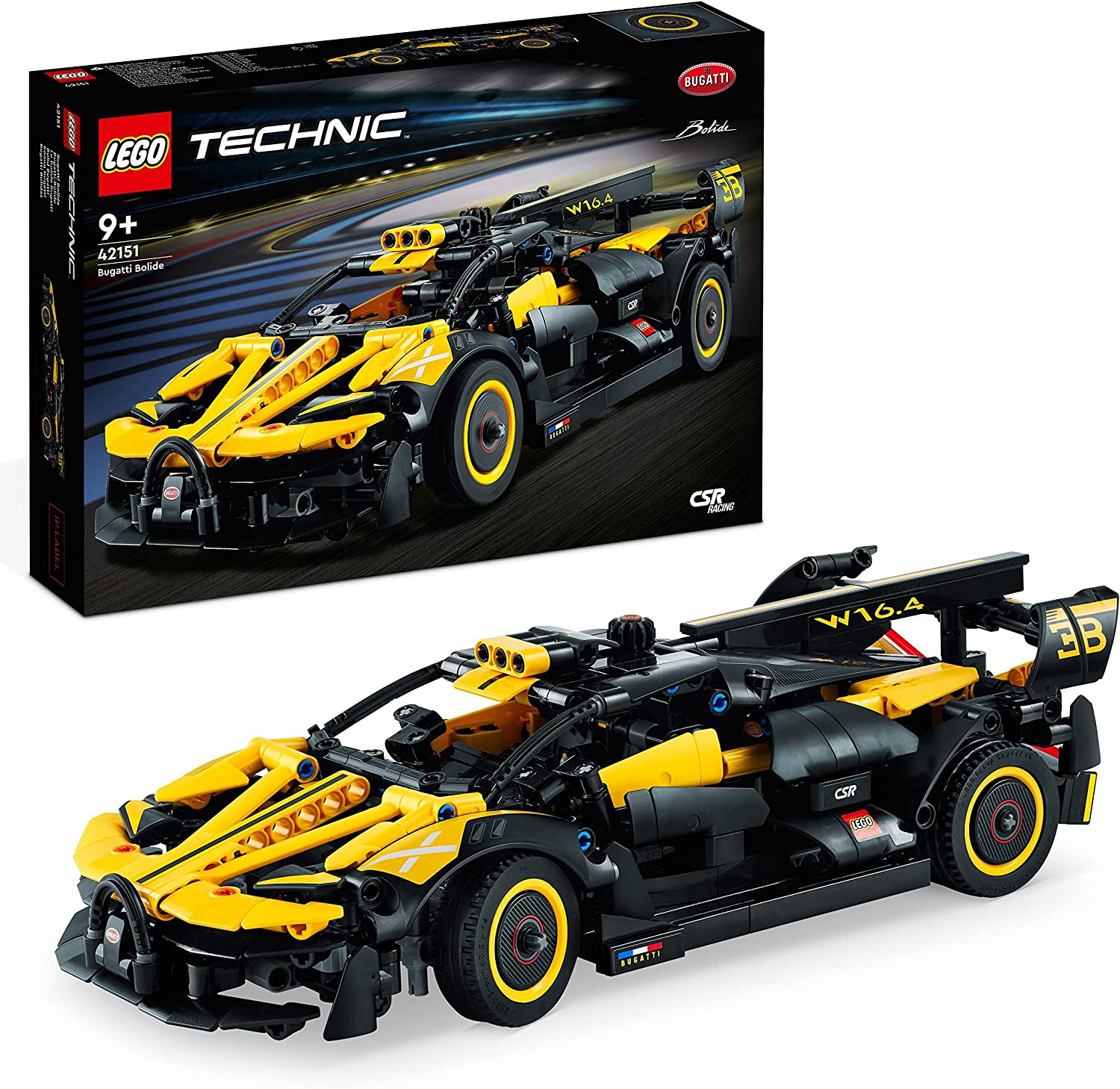 LEGO 42151 Technic Bugatti Bolide Car Model Kit Sports Car Toy Iconic Collectable Car Kit 9 Years and Above