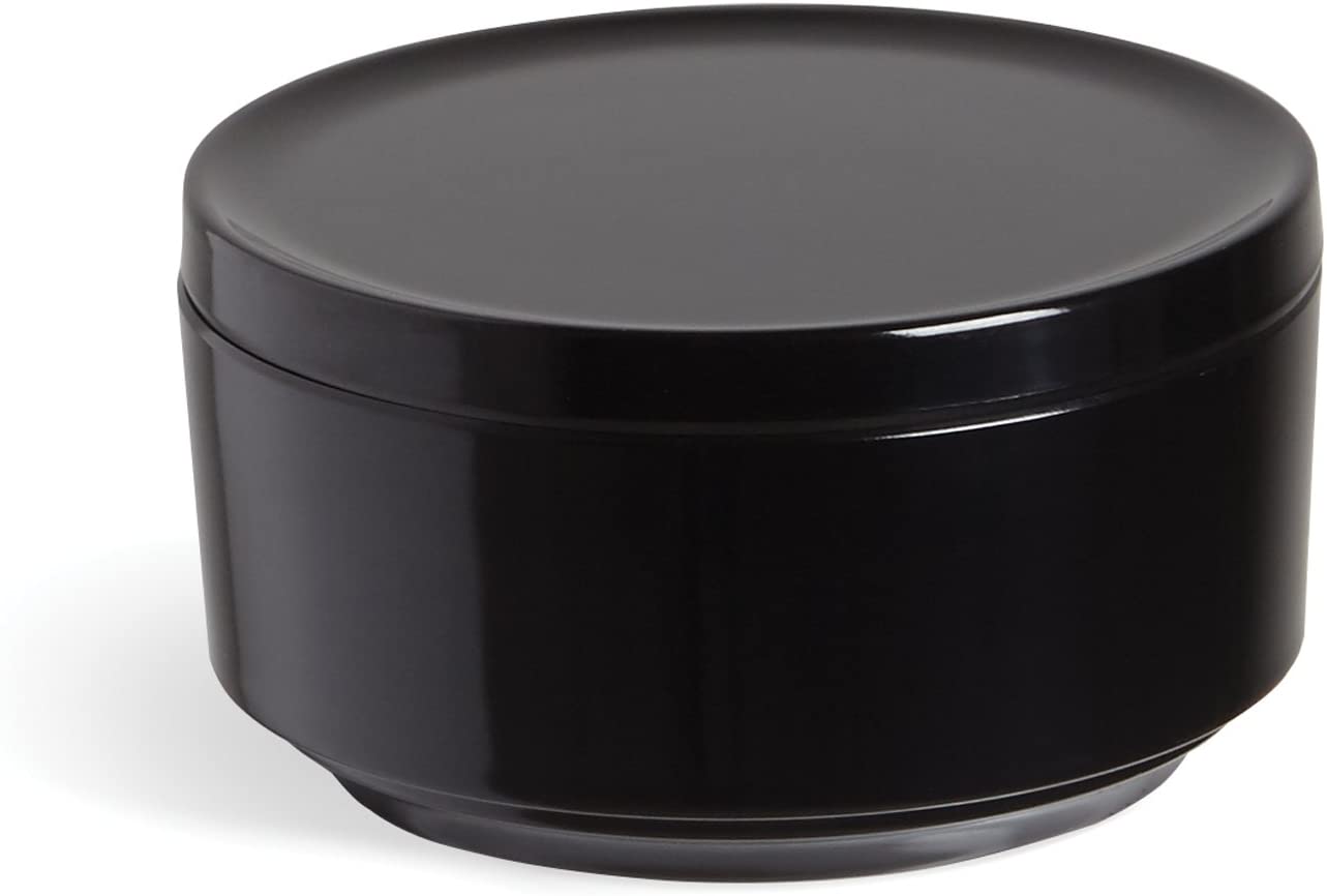 Umbra 024000 040 Step Basket Plastic Case – Xmas, Birthday Novelty Gift 12,49 x 12,49 x 6.6 cm, ‎schwarz