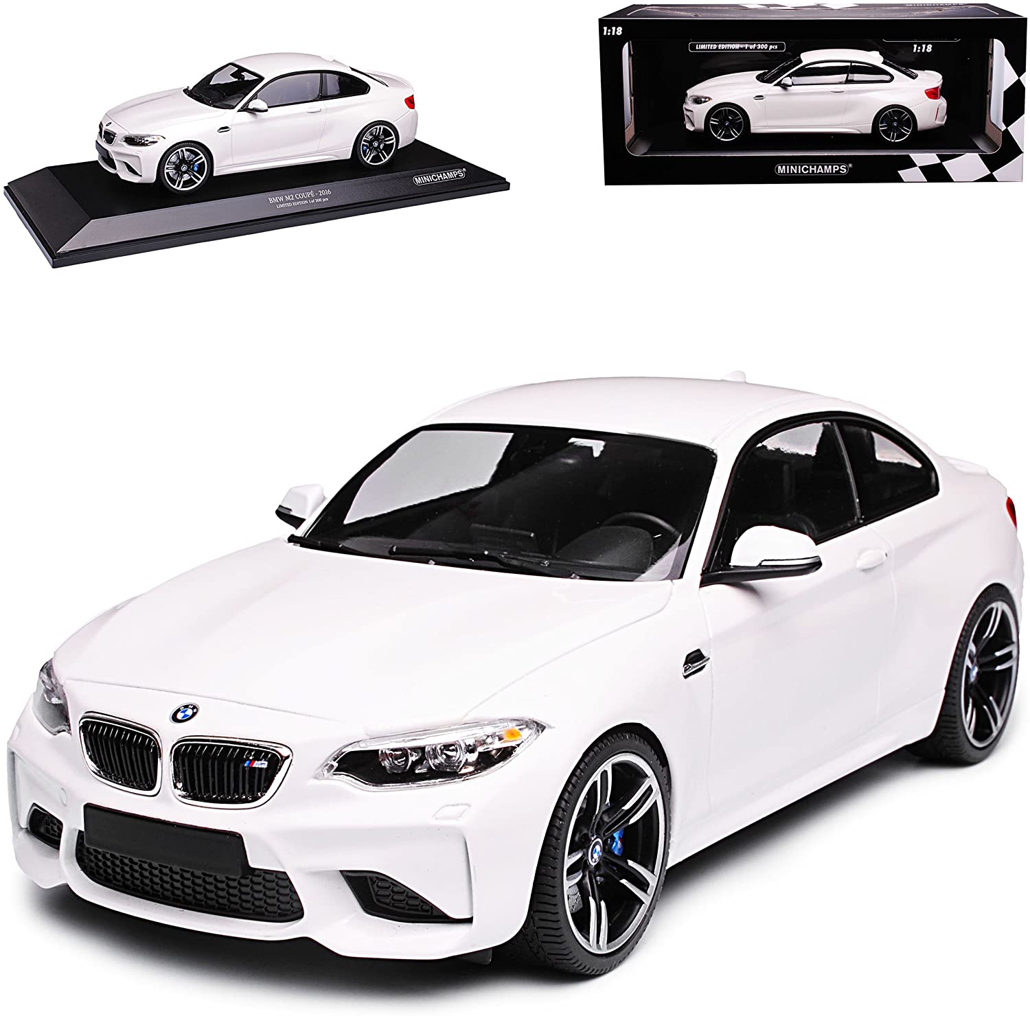 Unknown B-M-W 2 F22 M2 Coupe White From 2013 1/18 Minichamps Model Car With