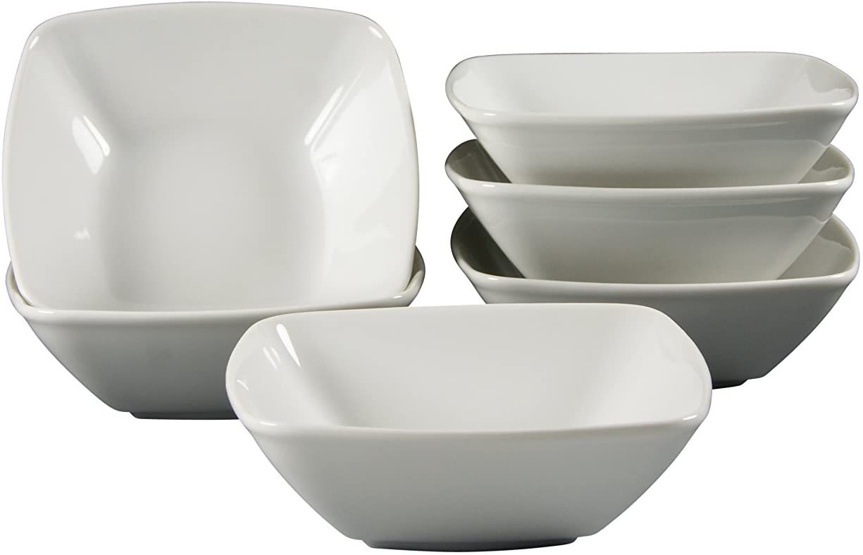 Creatable Victoria 6-Piece Cereal Bowls, White