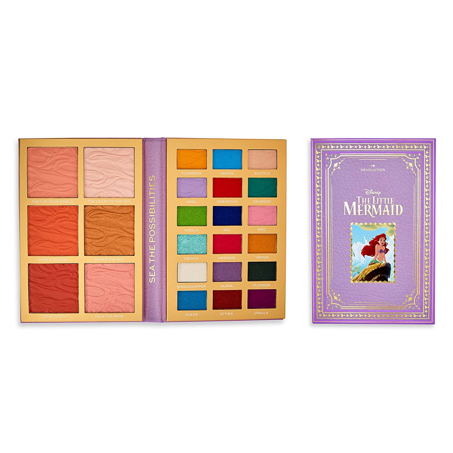 I Heart Revolution Disney Ariel Fairytale Palette, ‎multicoloured