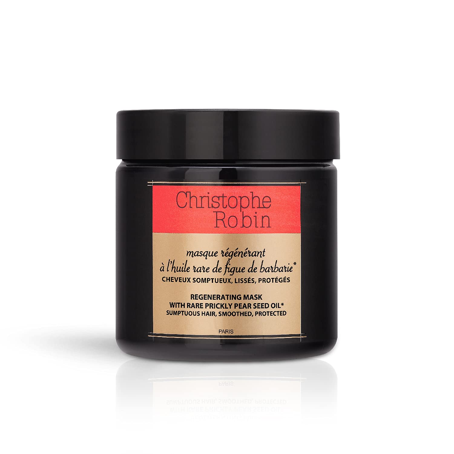 Christophe Robin Regenerating Mask with Rare Prick ly Pear Seed Oil Hair Mask 250 ml, color ‎no