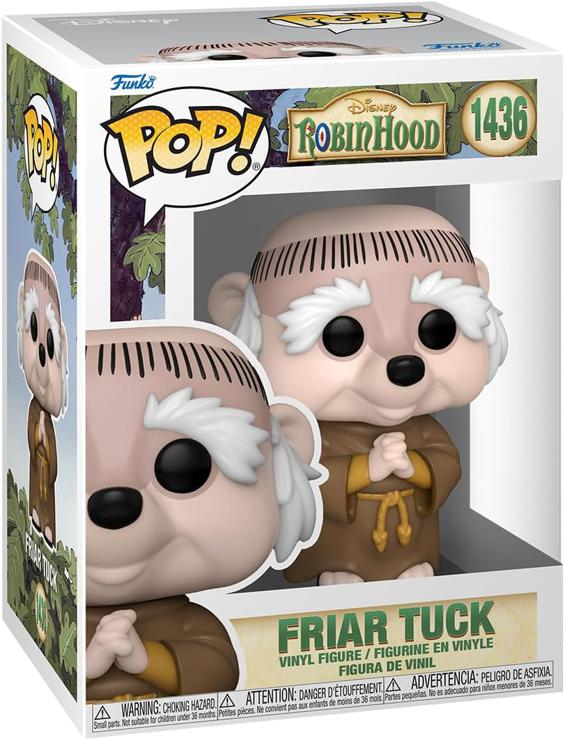 Funko Pop! Disney: Robin Hood - Friar Tuck - Vinyl Collectible Figure - Gift Idea - Official Merchandise - Toys For Children and Adults - Movies Fans - Model Figure For Collectors and Display