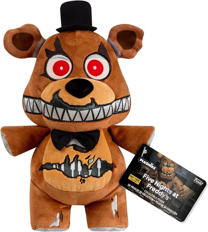 Funko Plush: Five Nights at Freddy's (FNAF) - Nightmare Freddy Fazbear - (CL 10") - Freddy Fazbear - Plush Toy - Birthday Gift Idea - Official Merchandise - Stuffed
