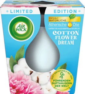 Scented candle in a glass Cotton Flower Dream 105g, 1 pc