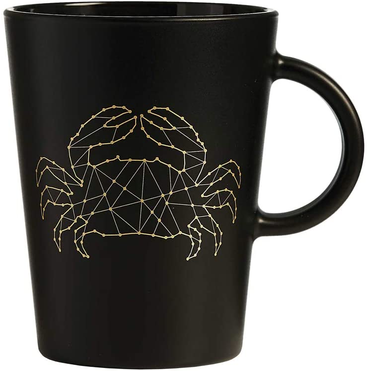 Zauberwerk Coffee Cup with Saucer 380 ml Zodiac Sign Cancer