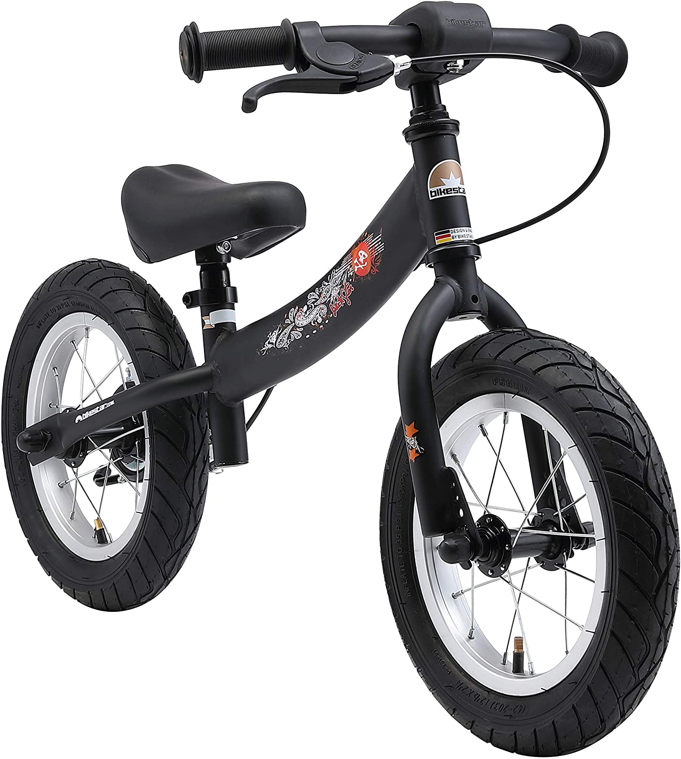 Bikestar Childrens Training Bike For Girls From 3 To 4 Years Old, 12 Inche