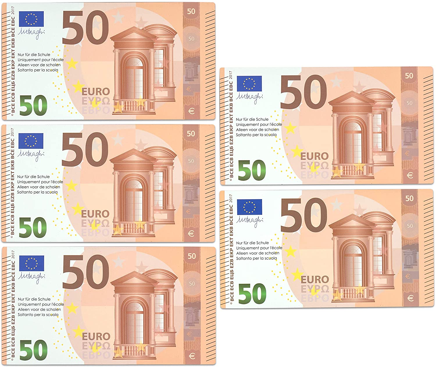 Betzold 756465 Calculate Money Complement Set 50 Eur Set Of 5 Notes