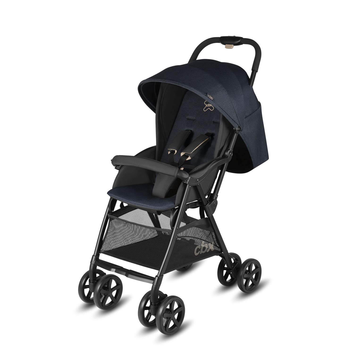 CBX Yoki 518001851 Buggy UltraCompact with Rain Cover from Birth to 15 kg Denim Blue