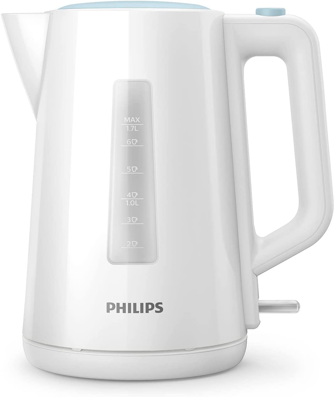 Philips Domestic Appliances Philips HD9318/00 Kettle Series 3000, 1.7 L, LED Indicator, Spring Cover, White