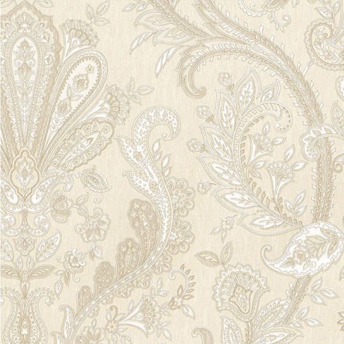 Md29428 Impressions From Silk Damask Beige, White Gallery Wallpaper