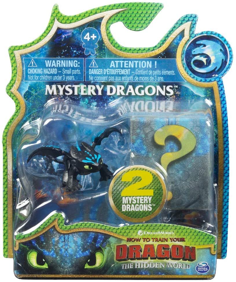 Dragons 6045092 Movie Line Mystery Dragons Set Of 2 Collectable Figures How