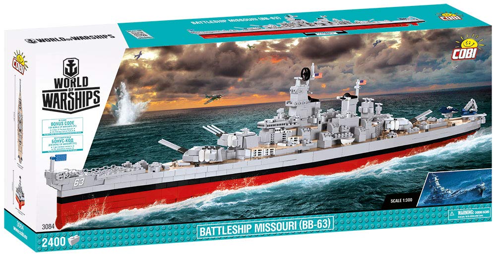 Cobi-3084 Battleship, Missouri Bb-63, 1:300, 2400 K