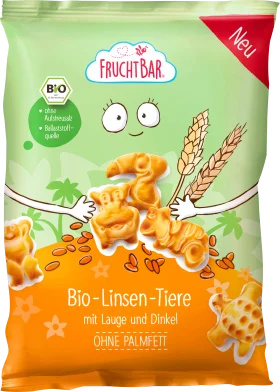 Children's snack lentil animals with lye & spelled, from 3 years, 80 g