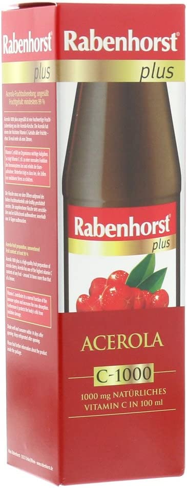 Rabenhorst Acerola Plus C 1000 Juice Unges t, 450 ml