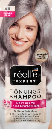 réell‘e EXPERT EXPERT Tinting Shampoo Cool Grey 9.11, 25 ml