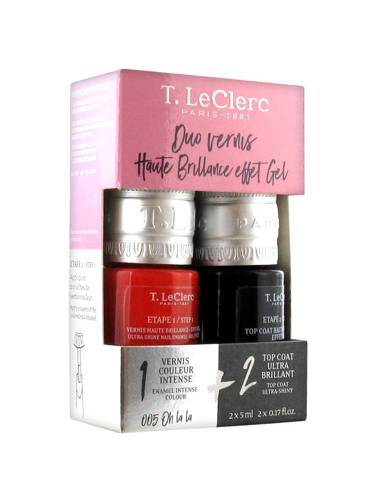 T.Leclerc Duo High Gloss Gel Varnish 2 x 5 ml