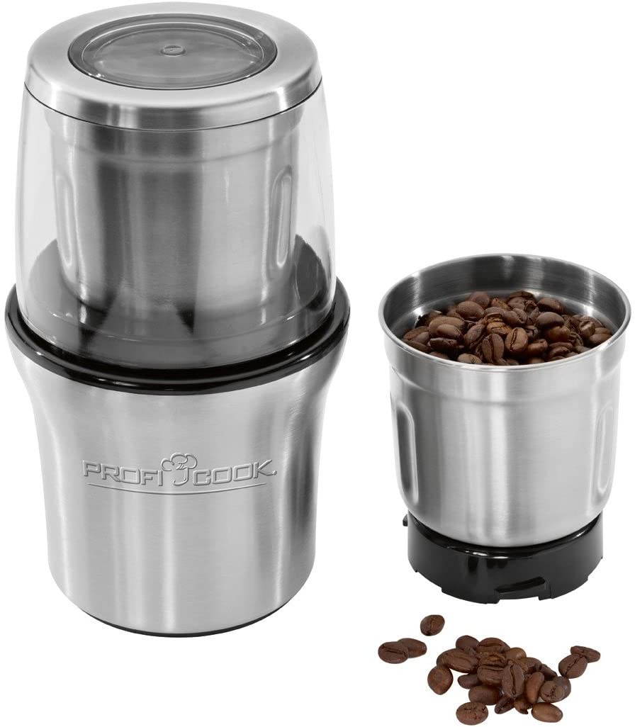 ProfiCook PC-KSW 1021 Stainless Steel Electric Coffee Mill
