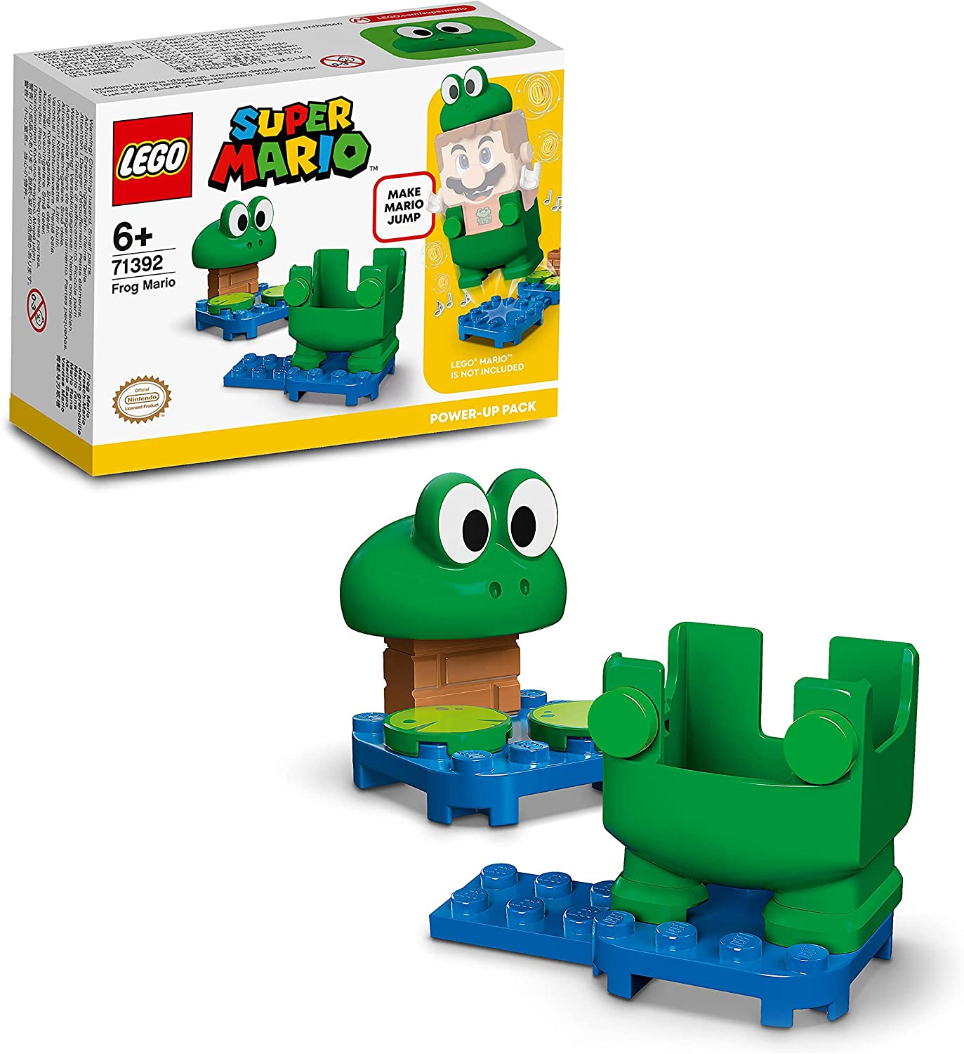 LEGO 71392 Super Mario Frog Mario Suit, Upgrade, Toy Costume for Children f