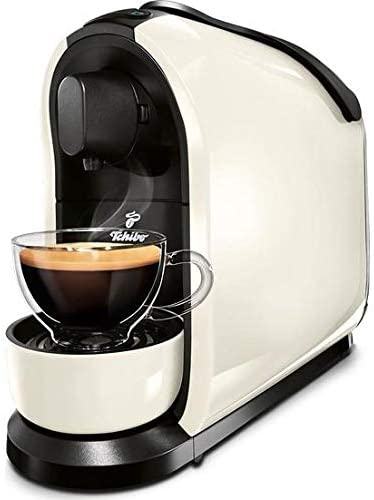 Tchibo Cafissimo Pure Coffee Machine Capsule Machine for Caffè Crema, Espresso and Coffee, White