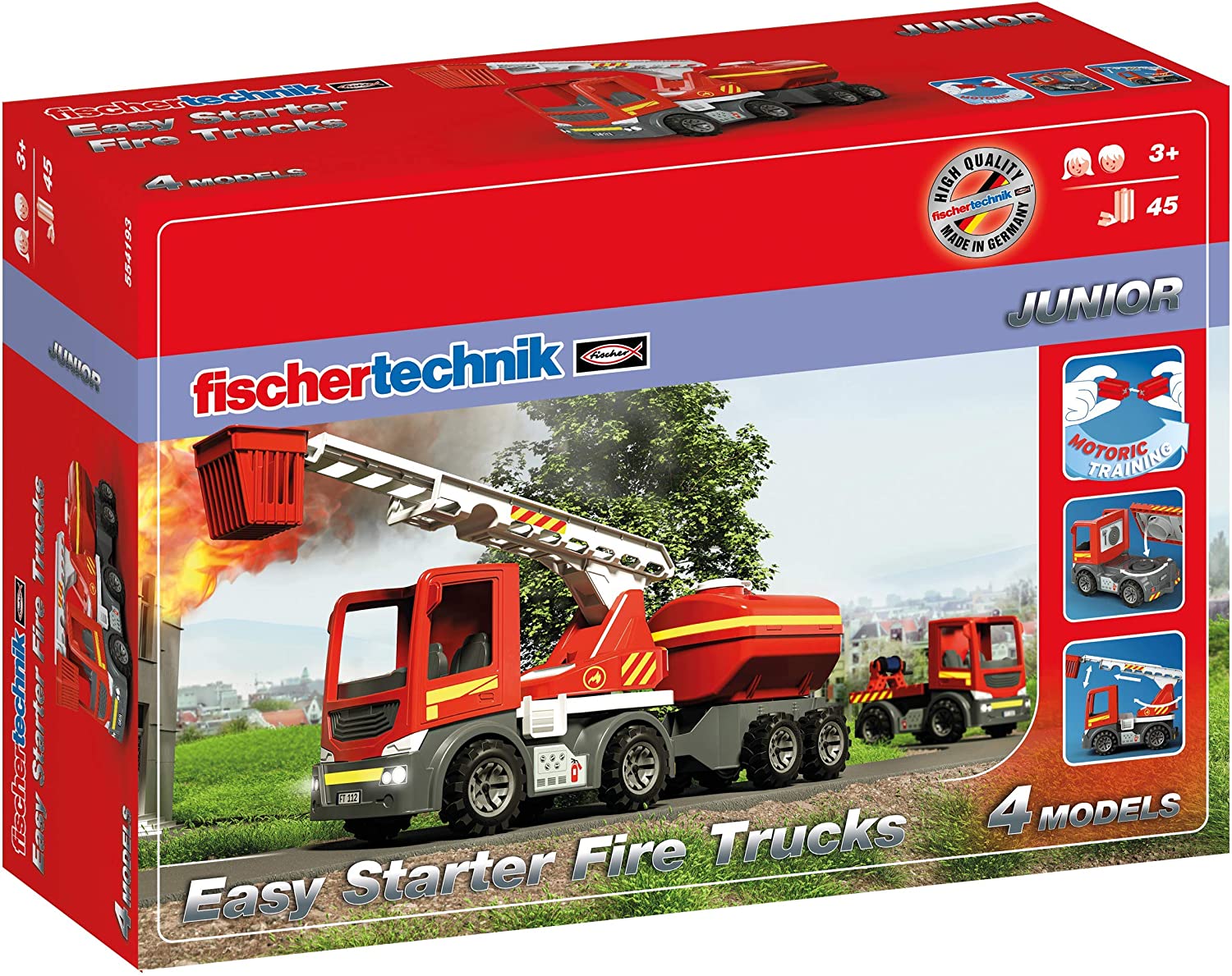 Fischertechnik 554193 Easy Starter Fire Trucks Toy For Ages 3 And Above The