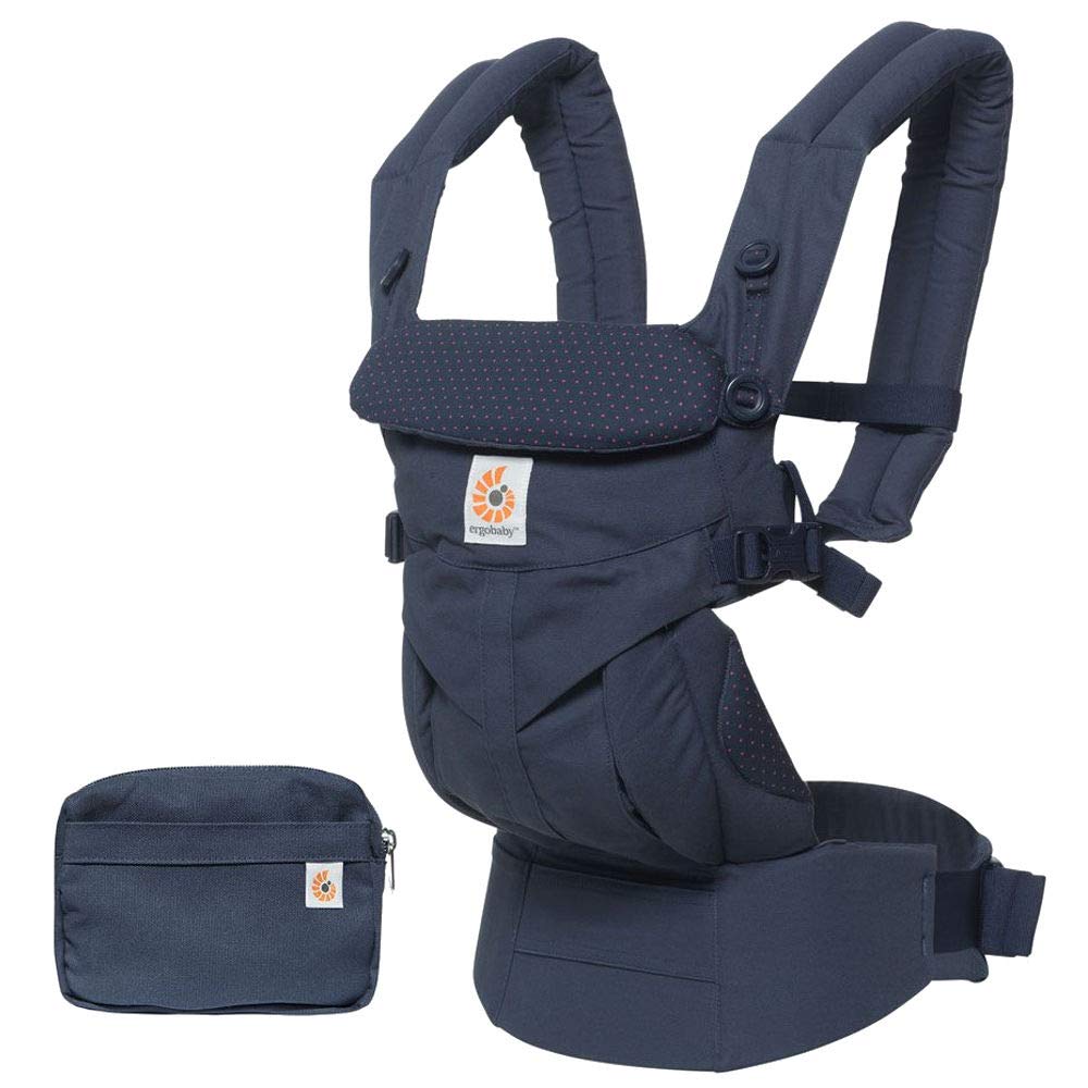 Ergobaby All-rounder Omni 360 baby carrier, colours Ergobaby: navy mini dots
