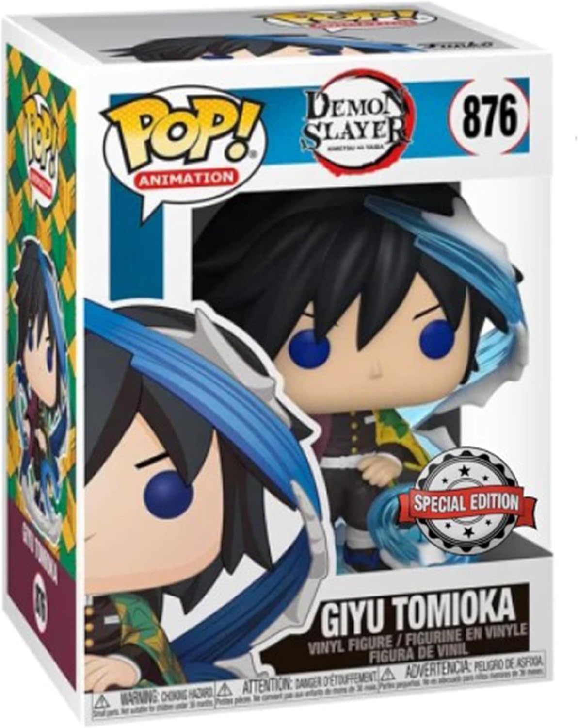 Funko Pop! Animation: Demon Slater - Giyu Tomioka - Demon Slayer - Vinyl Collectible Figure - Gift Idea - Official Merchandise - Toy for Children and Adults - Anime Fans