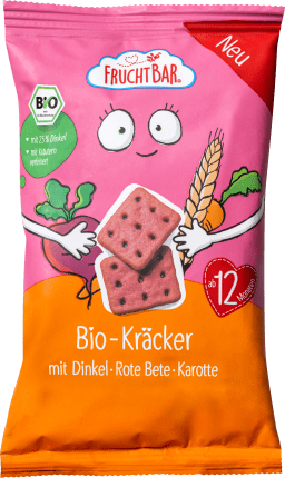 Children's snack Kräcker with spelled, carrot, beetroot, from 12 months, 75 g