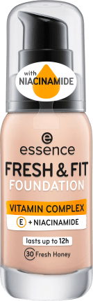 essence cosmetics Make-up FRESH & FIT FOUNDATION 30, 30 ml