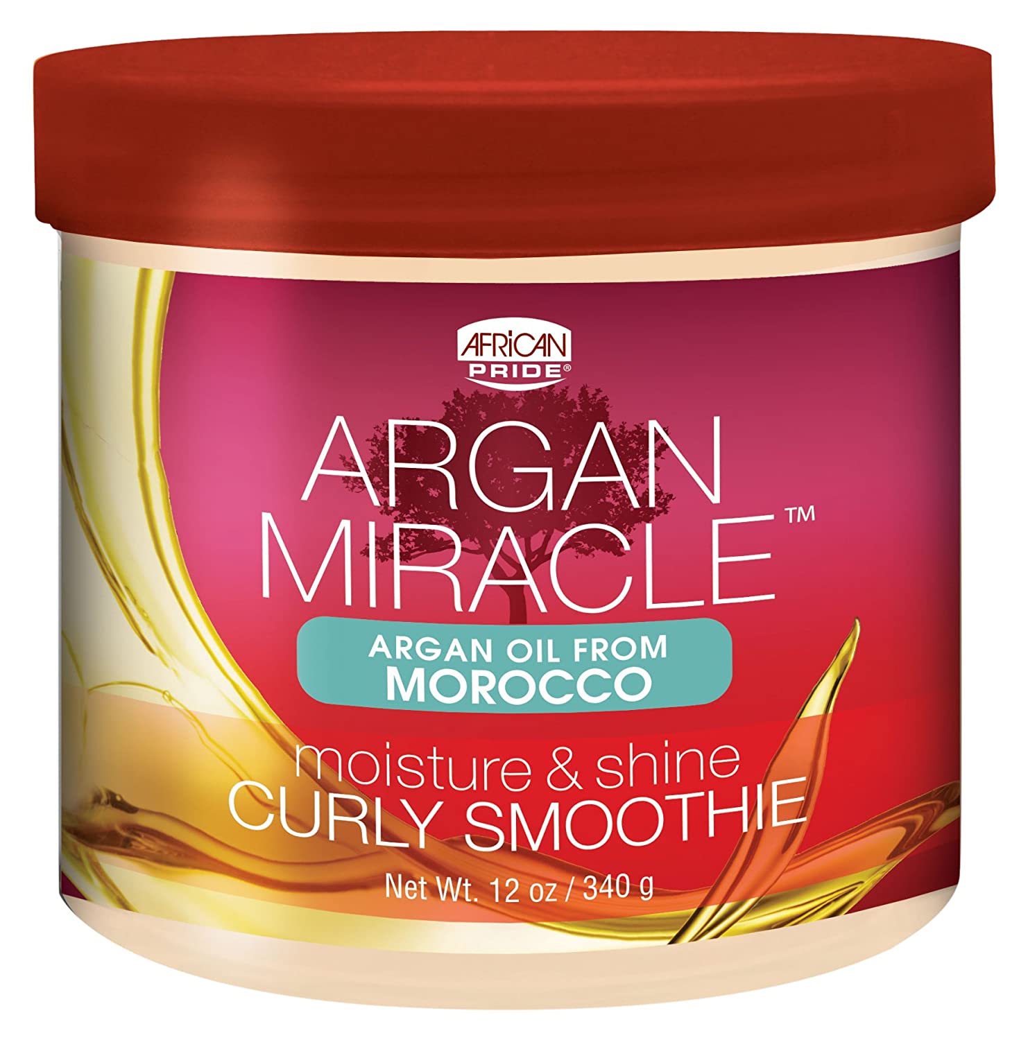 AFRiCAN PRIDE ARGAN MIRACLE CURLY SMOOTH 12oz